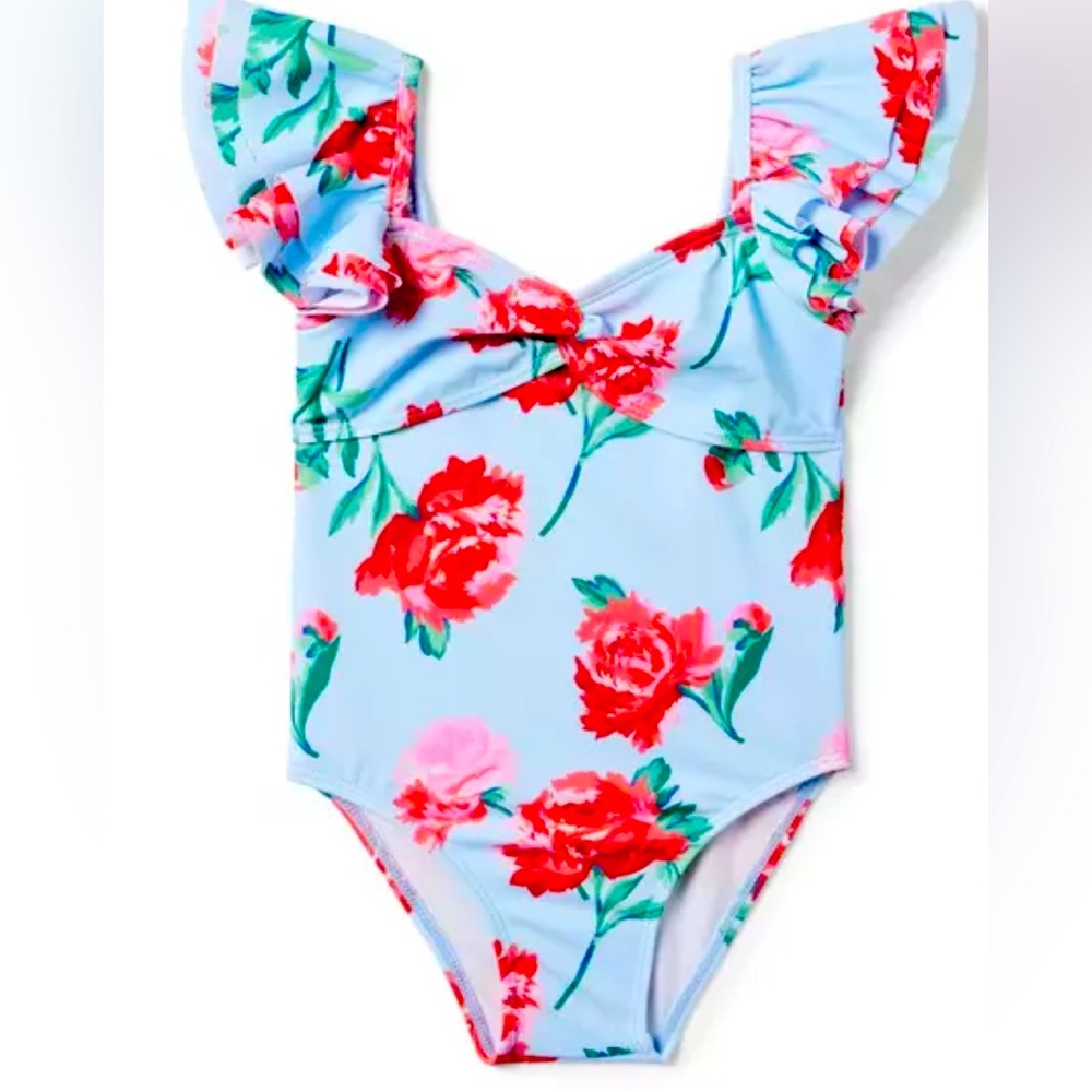 Recycled Rose Swimsuit, 3T